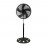 Ventilador Agudo De Pie Negro 50Ø 65w 5 Aspas Oscilante Y Rotatorio 210441009