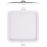 Downlight SAONA Led Square 6W 4000K C0190