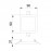 Downlight SAONA Led Square 6W 3000K C0194