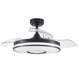 Ventilador Dani DC Negro Plegable 108Ø 72w 3Aspas Mando Memoria y Temporizador 165391409