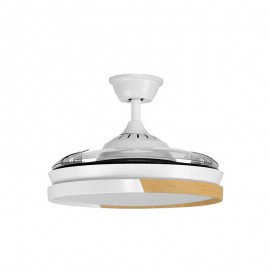 Ventilador Emperador DC Blanco-haya Plegable 106Ø 72W 3aspas Mando Memoria Y Temporizador 214491368