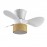 Ventilador Kos DC Blanco-Haya 60Ø 24W Mando Memoria y Temporizador 186191368