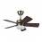 Ventilador Marta DC Cuero 76Ø 36W 5 Aspas Cerezo-nogal Mando Memoria y Temporizador 175891536