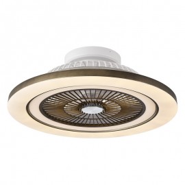 Ventilador Mato DC Cuero 58Ø 72w 5 Aspas Mando ,Memoria, Dimable y Temporizador 183391514