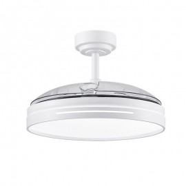 Ventilador Micenas DC Blanco Plegable 108Ø 72W Mando Memoria y Temporizador 186091401