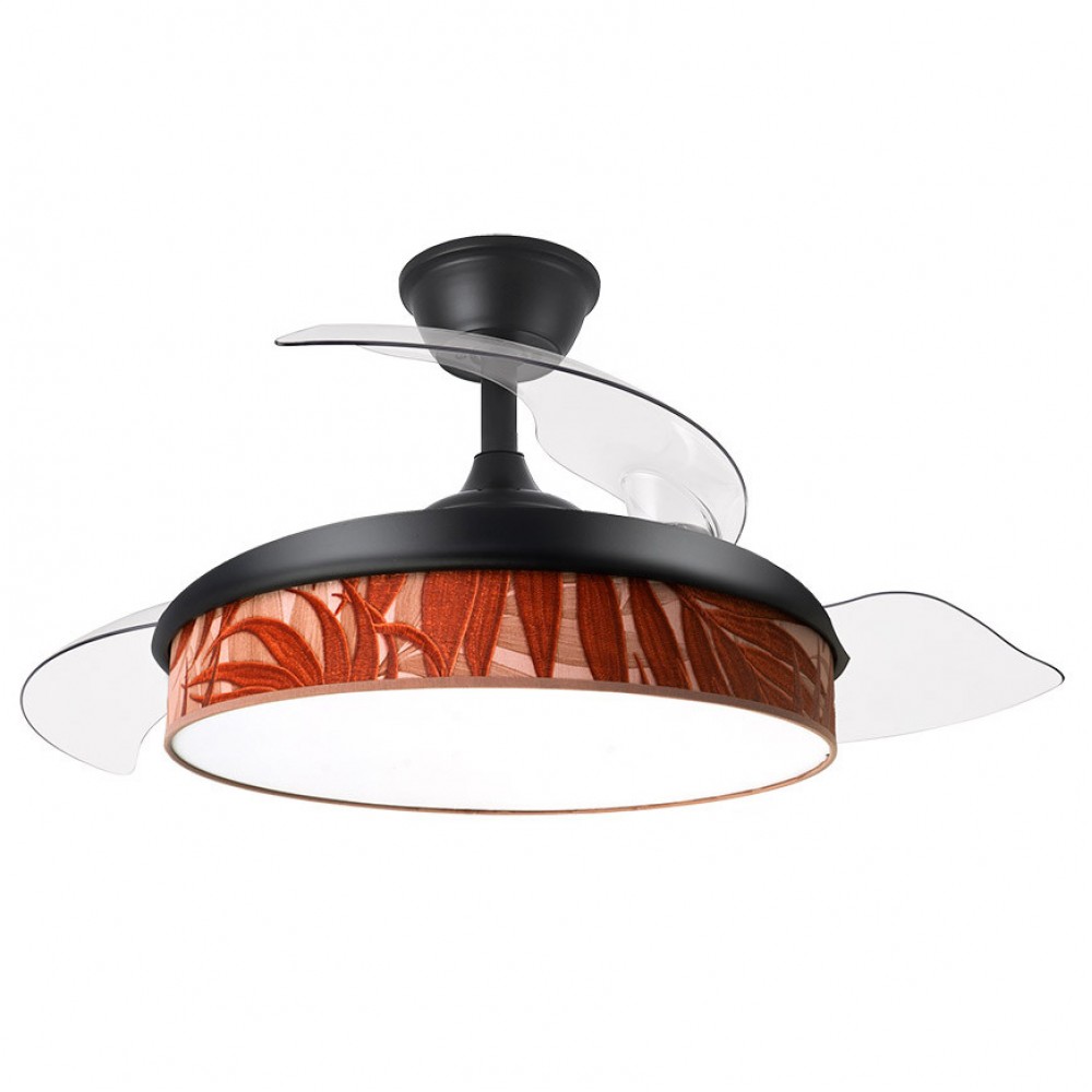 Ventilador Mini Moda DC Negro-Hoja Caldera 91Ø 72w Mando Memoria Y Temporizador 212480209