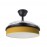 Ventilador Mini Moda DC Negro-Amarillo 91Ø 72w Mando Memoria Y Temporizador 212481009