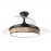 Ventilador Moda DC Negro-Cañizo Oscuro 108Ø 72w 3aspas Mando Memoria Y Temporizador 212490709