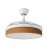 Ventilador Moda DC Blanco-Naranja 108Ø 72w 3aspas Mando Memoria Y Temporizador 212490901