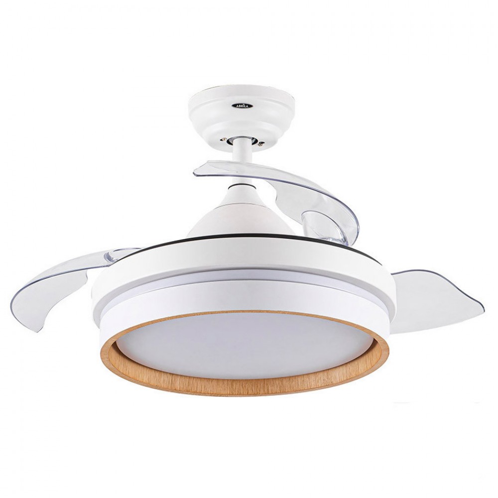 Ventilador Mini Nalon DC Blanco-Haya Plegable 91Ø 48w Mando Memoria Y Temporizador 213099068