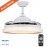 Ventilador DC Retractil Philips Bliss Blanco Oro 6 Velocidades