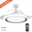 Ventilador DC Retractil Philips Bliss Blanco Oro 6 Velocidades