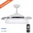 Ventilador DC Retractil Philips Bliss Blanco 6 Velocidades