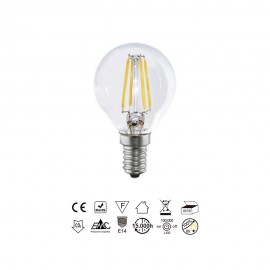 LED BOMBILLAS E14 4W 2700K 470lm R09114