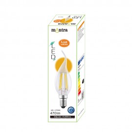 LED BOMBILLAS E14 4W 2700K 470lm R09116