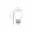 LED BOMBILLAS E27 6,5W 4000K 800lm R09238