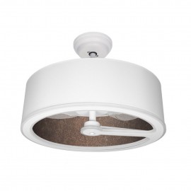 Ventilador Tatiana DC Blanco-Oxido 62Ø 110W 3 Aspas Mando Memoria Y Temporizador 189191317