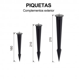 Piqueta Sujecion Suelo 60x260Mm TU0653